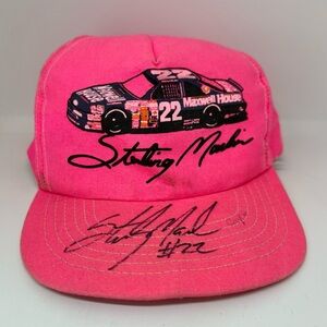 Sterling Marlin, NASCAR, Autographed / Signed Hat / Cap, 1991/2, USA,  Vintage!